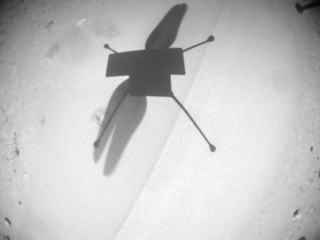 This image was taken by HELI_NAV onboard NASA's Mars rover Perseverance on Sol 1007