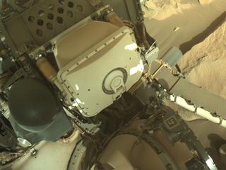 View image taken on Mars, Mars Perseverance Sol 1018: Left Navigation Camera (Navcam)