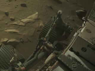 View image taken on Mars, Mars Perseverance Sol 1018: Right Navigation Camera (Navcam)