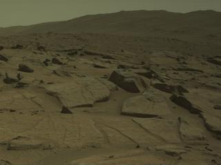 View image taken on Mars, Mars Perseverance Sol 1021: Left Navigation Camera (Navcam)