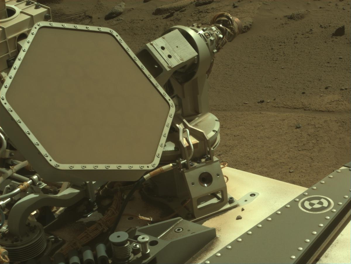This image was taken by NAVCAM_LEFT onboard NASA's Mars rover Perseverance on Sol 1021