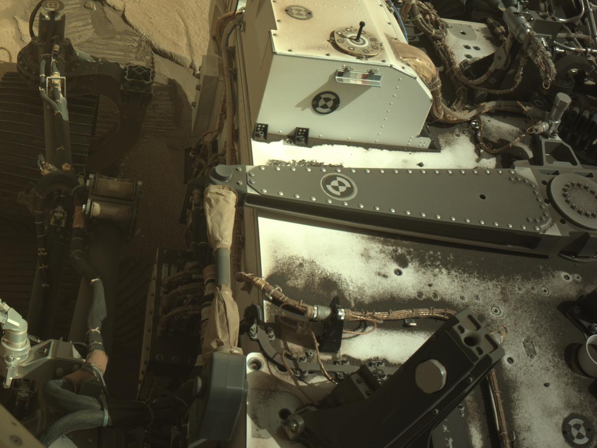 This image was taken by NAVCAM_LEFT onboard NASA's Mars rover Perseverance on Sol 1021