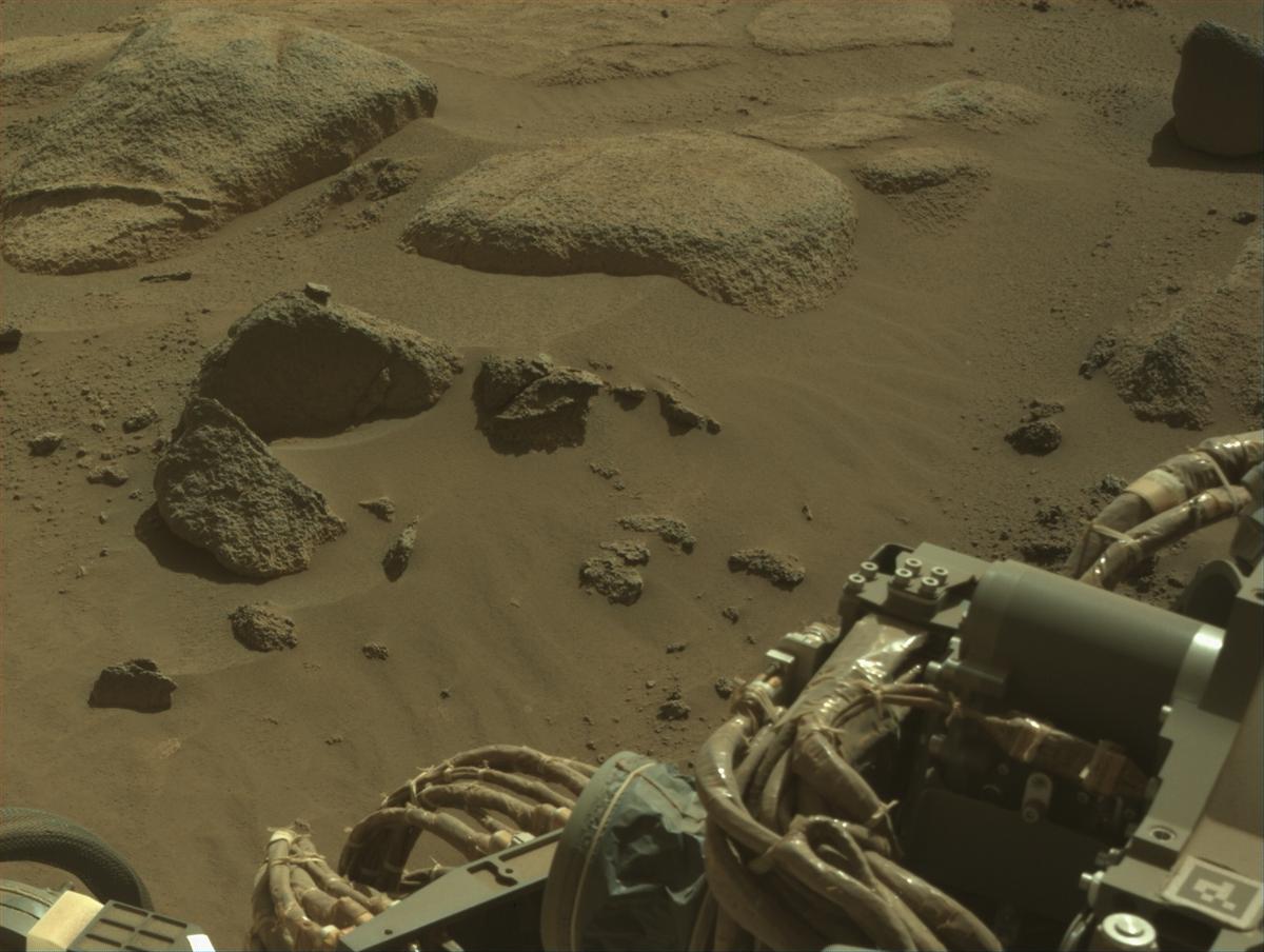 This image was taken by NAVCAM_RIGHT onboard NASA's Mars rover Perseverance on Sol 1021