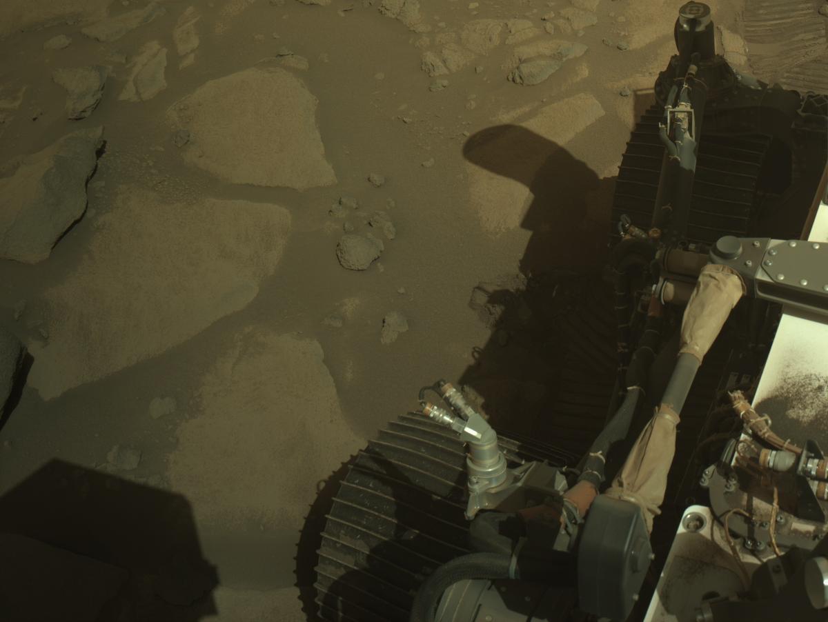 This image was taken by NAVCAM_RIGHT onboard NASA's Mars rover Perseverance on Sol 1021