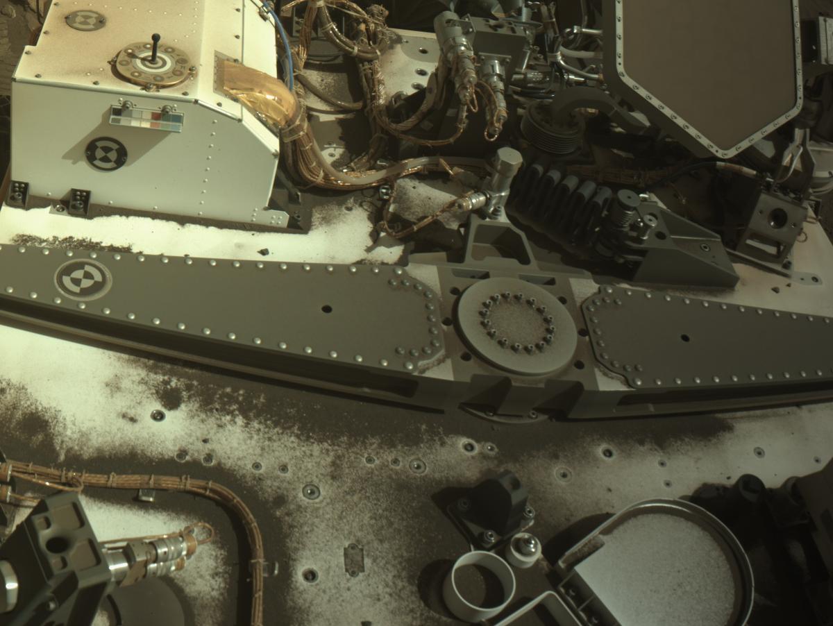 This image was taken by NAVCAM_RIGHT onboard NASA's Mars rover Perseverance on Sol 1021