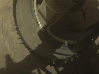 View image taken on Mars, Mars Perseverance Sol 1029: Front Right Hazard Avoidance Camera (Hazcam)