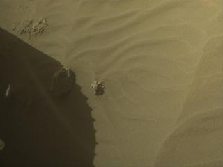 View image taken on Mars, Mars Perseverance Sol 1029: Front Right Hazard Avoidance Camera (Hazcam)