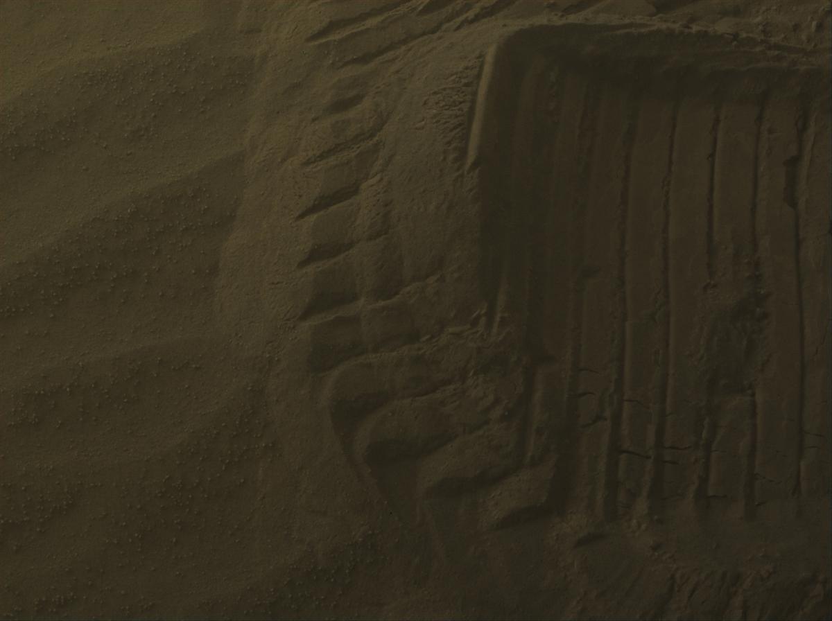 This image was taken by FRONT_HAZCAM_RIGHT_A onboard NASA's Mars rover Perseverance on Sol 1031