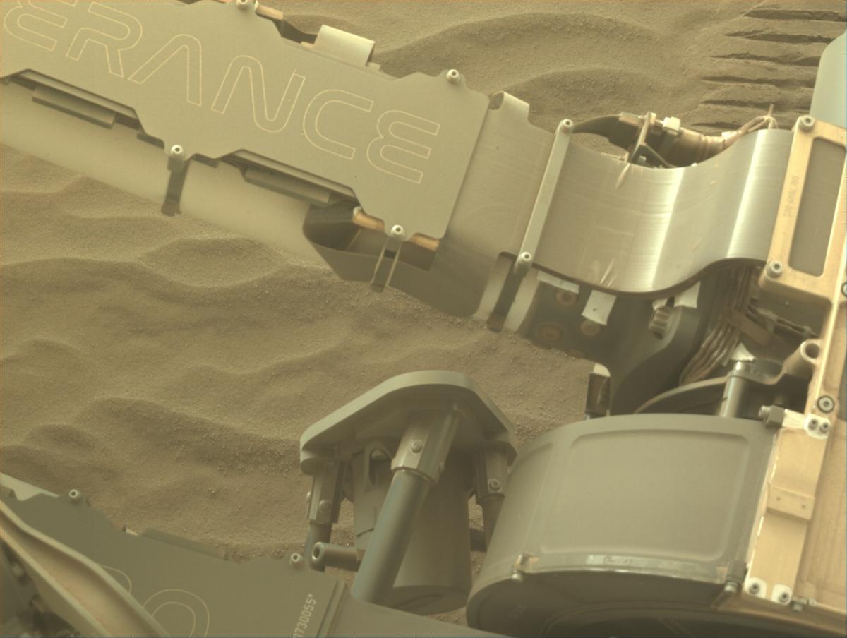 This image was taken by NAVCAM_LEFT onboard NASA's Mars rover Perseverance on Sol 1031