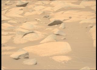 View image taken on Mars, Mars Perseverance Sol 1034: Left Mastcam-Z Camera