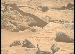 View image taken on Mars, Mars Perseverance Sol 1034: Right Mastcam-Z Camera