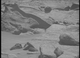 View image taken on Mars, Mars Perseverance Sol 1034: Right Mastcam-Z Camera