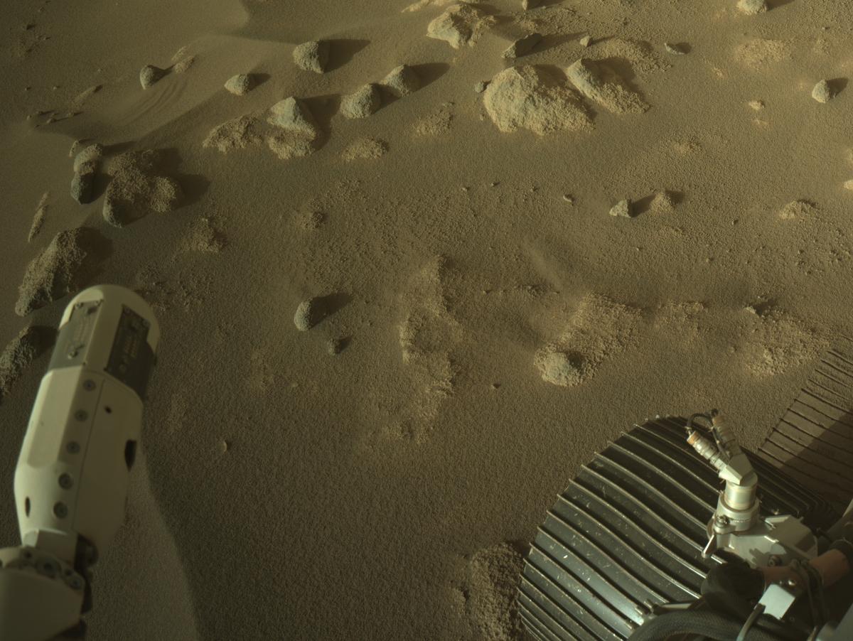 This image was taken by NAVCAM_RIGHT onboard NASA's Mars rover Perseverance on Sol 1041