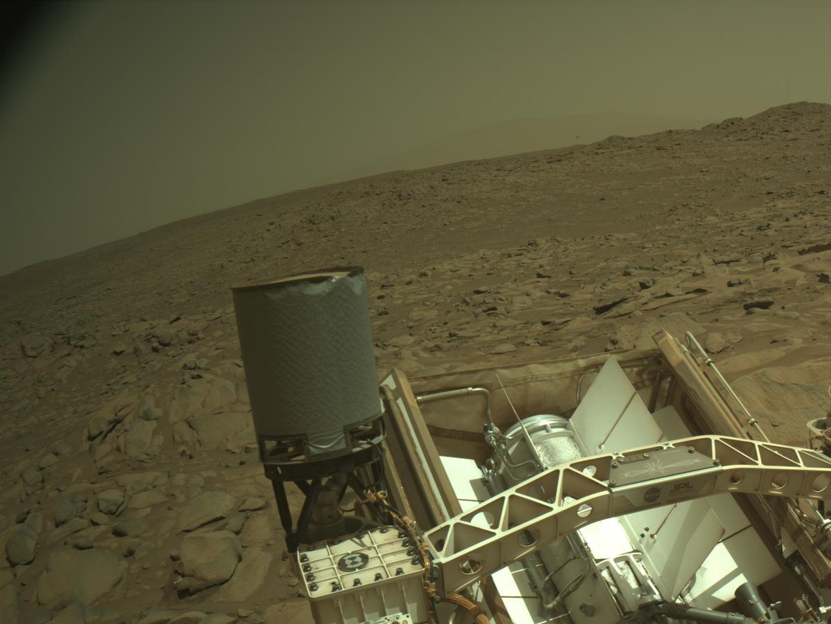 This image was taken by NAVCAM_LEFT onboard NASA's Mars rover Perseverance on Sol 1043