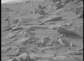 View image taken on Mars, Mars Perseverance Sol 1044: Left Mastcam-Z Camera
