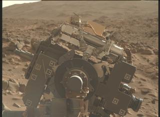 View image taken on Mars, Mars Perseverance Sol 1044: Right Mastcam-Z Camera
