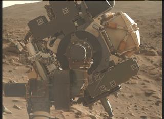 View image taken on Mars, Mars Perseverance Sol 1044: Right Mastcam-Z Camera