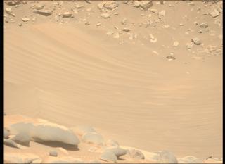 View image taken on Mars, Mars Perseverance Sol 1045: Left Mastcam-Z Camera