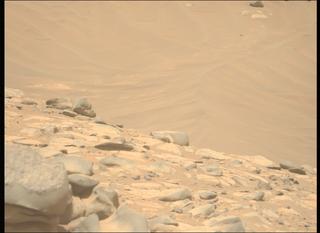 View image taken on Mars, Mars Perseverance Sol 1045: Left Mastcam-Z Camera