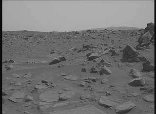 View image taken on Mars, Mars Perseverance Sol 1045: Left Mastcam-Z Camera
