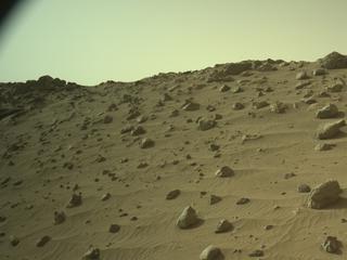 View image taken on Mars, Mars Perseverance Sol 1054: Left Navigation Camera (Navcam)