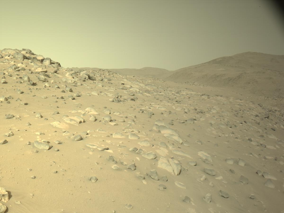 This image was taken by NAVCAM_RIGHT onboard NASA's Mars rover Perseverance on Sol 1054