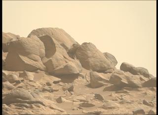 View image taken on Mars, Mars Perseverance Sol 1054: Left Mastcam-Z Camera