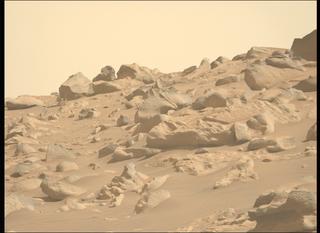 View image taken on Mars, Mars Perseverance Sol 1054: Left Mastcam-Z Camera