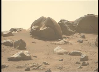 View image taken on Mars, Mars Perseverance Sol 1054: Left Mastcam-Z Camera