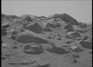 View image taken on Mars, Mars Perseverance Sol 1054: Left Mastcam-Z Camera