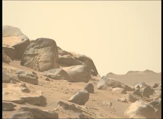 View image taken on Mars, Mars Perseverance Sol 1054: Left Mastcam-Z Camera