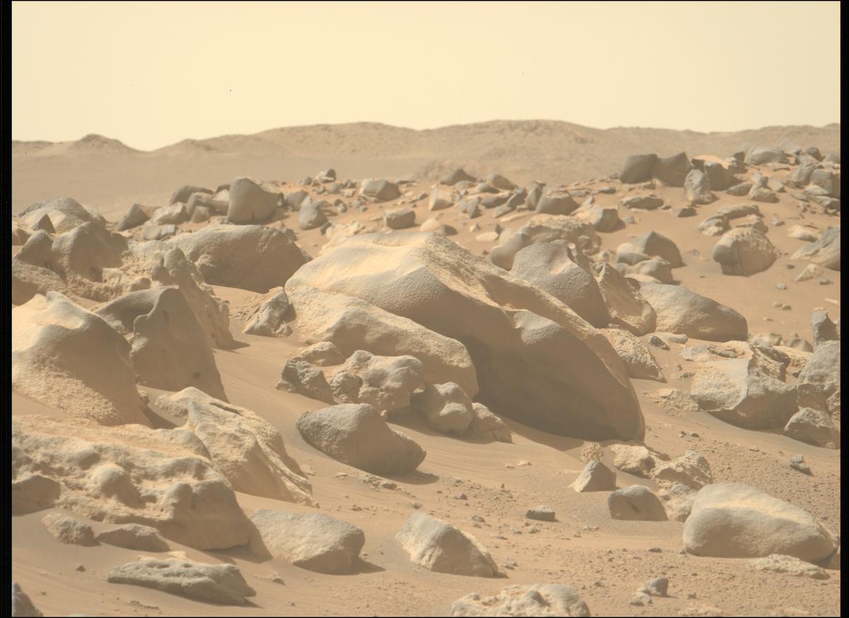 This image was taken by MCZ_LEFT onboard NASA's Mars rover Perseverance on Sol 1054