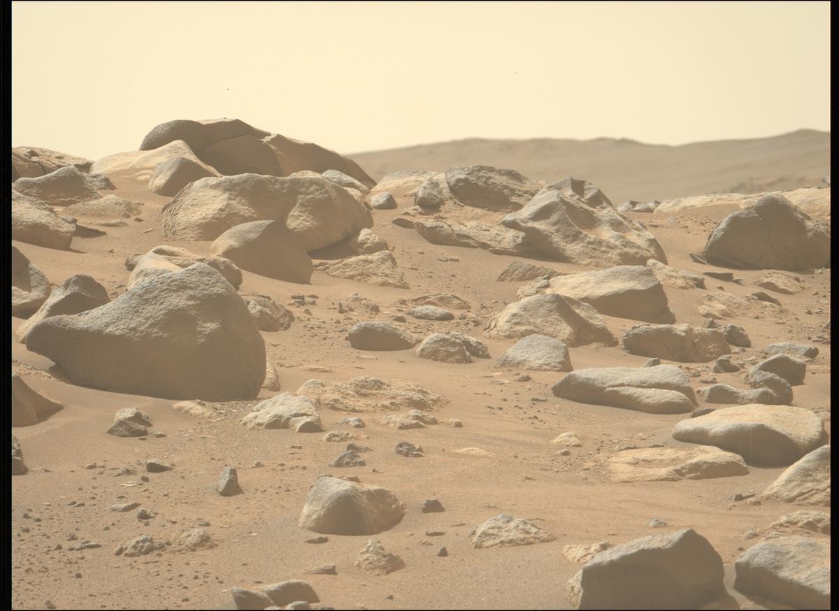 This image was taken by MCZ_LEFT onboard NASA's Mars rover Perseverance on Sol 1054