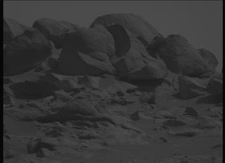 View image taken on Mars, Mars Perseverance Sol 1054: Left Mastcam-Z Camera