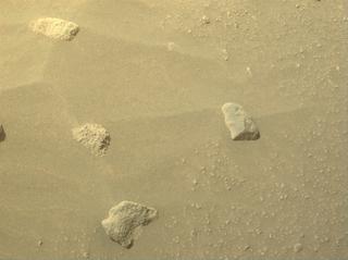 View image taken on Mars, Mars Perseverance Sol 1055: Front Right Hazard Avoidance Camera (Hazcam)
