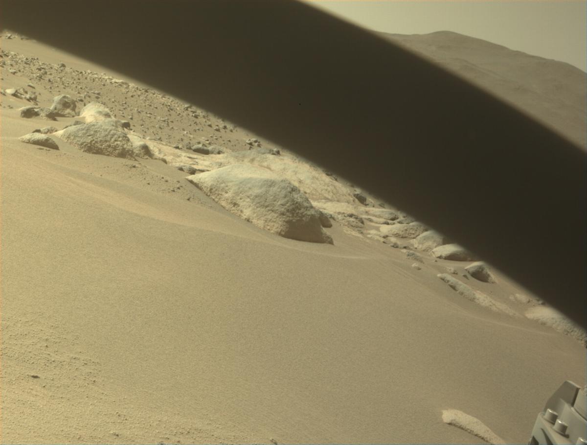 This image was taken by FRONT_HAZCAM_RIGHT_A onboard NASA's Mars rover Perseverance on Sol 1063