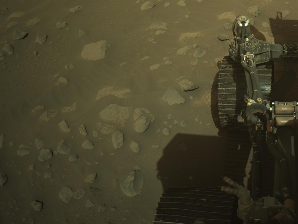 This image was taken by NAVCAM_LEFT onboard NASA's Mars rover Perseverance on Sol 1063