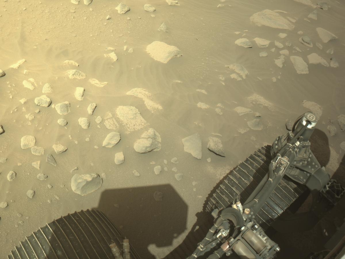 This image was taken by NAVCAM_RIGHT onboard NASA's Mars rover Perseverance on Sol 1063