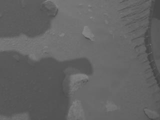 View image taken on Mars, Mars Perseverance Sol 1065: Front Left Hazard Avoidance Camera (Hazcam)