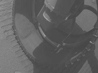 View image taken on Mars, Mars Perseverance Sol 1065: Front Right Hazard Avoidance Camera (Hazcam)