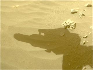 View image taken on Mars, Mars Perseverance Sol 1065: Front Right Hazard Avoidance Camera (Hazcam)