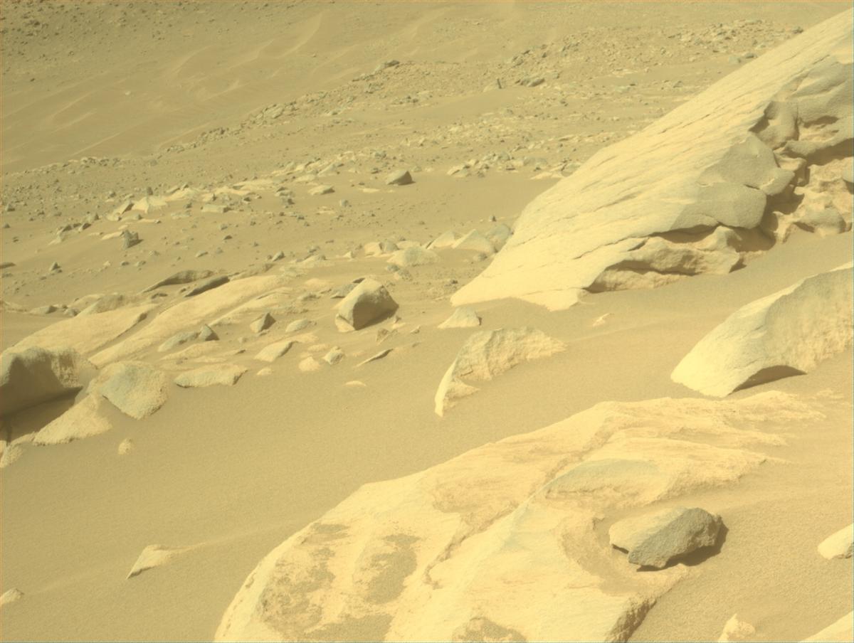 This image was taken by FRONT_HAZCAM_LEFT_A onboard NASA's Mars rover Perseverance on Sol 1066
