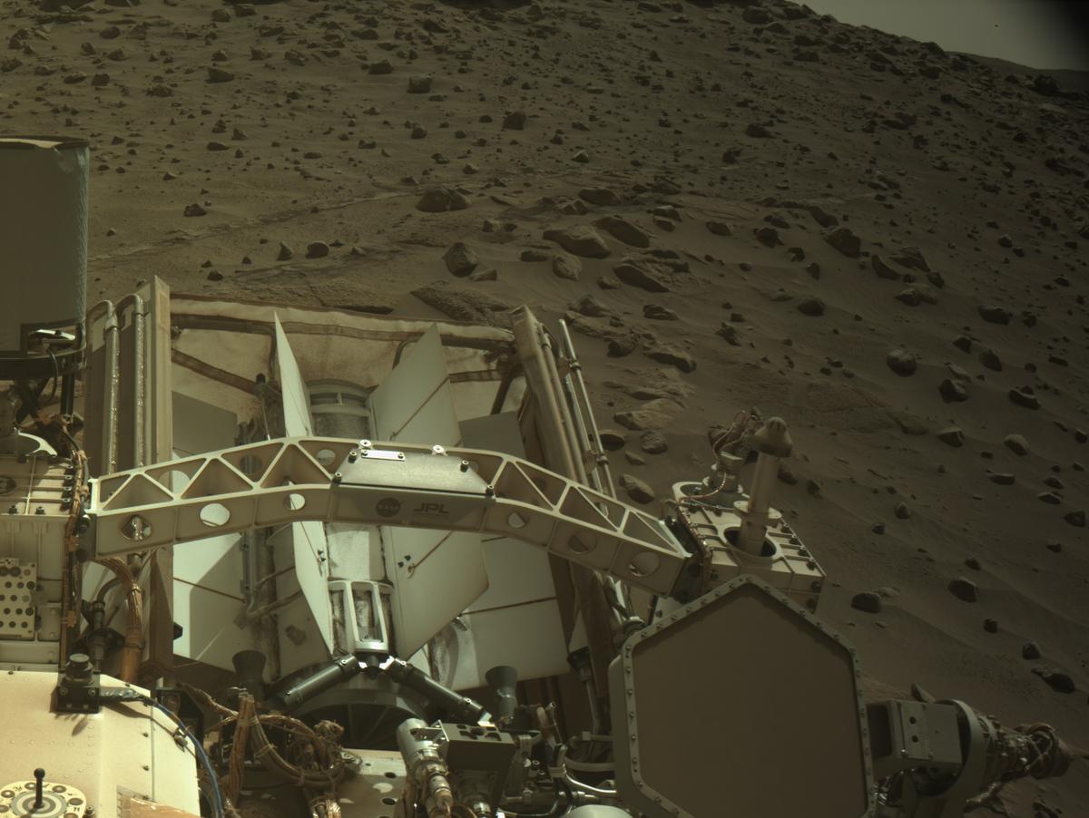 This image was taken by NAVCAM_RIGHT onboard NASA's Mars rover Perseverance on Sol 1066
