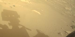 View image taken on Mars, Mars Perseverance Sol 1080: Front Right Hazard Avoidance Camera (Hazcam)