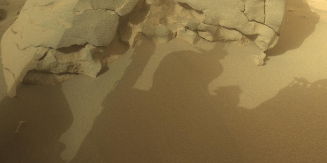 This image was taken by FRONT_HAZCAM_RIGHT_A onboard NASA's Mars rover Perseverance on Sol 1080