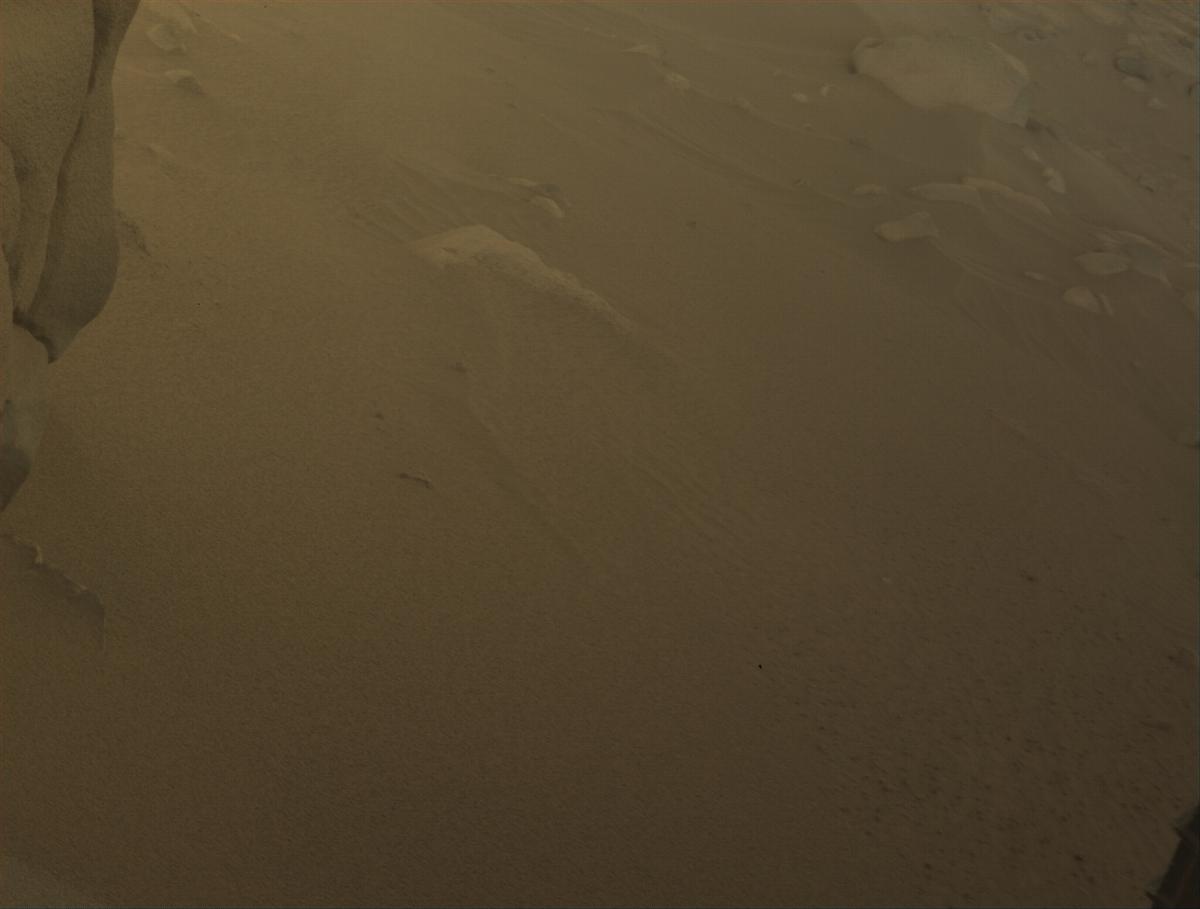 This image was taken by FRONT_HAZCAM_LEFT_A onboard NASA's Mars rover Perseverance on Sol 1088
