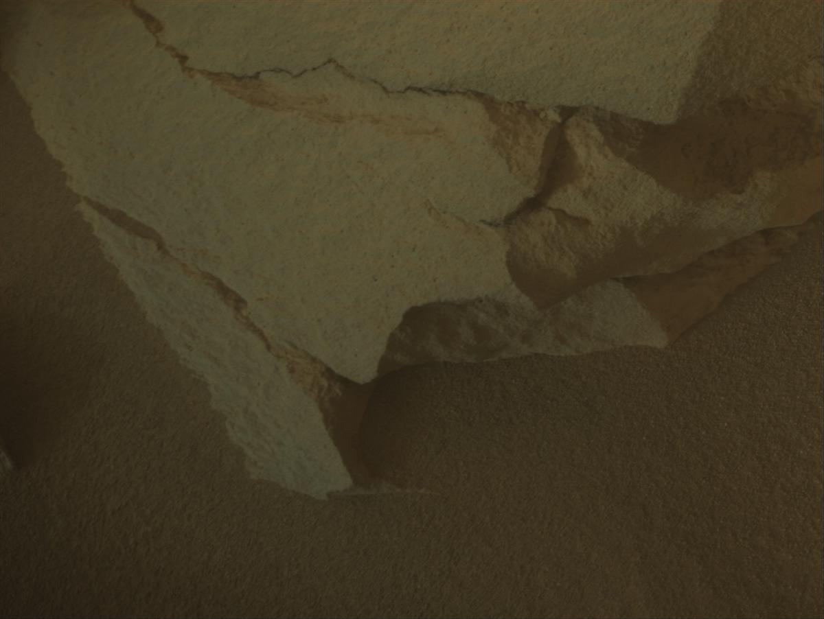 This image was taken by FRONT_HAZCAM_RIGHT_A onboard NASA's Mars rover Perseverance on Sol 1088