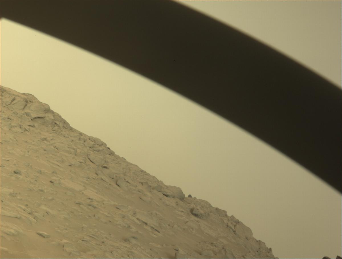 This image was taken by FRONT_HAZCAM_RIGHT_A onboard NASA's Mars rover Perseverance on Sol 1088