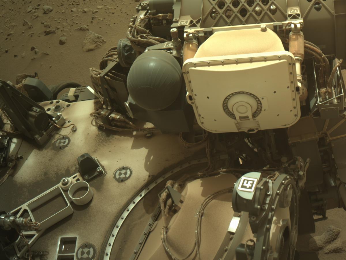 This image was taken by NAVCAM_RIGHT onboard NASA's Mars rover Perseverance on Sol 1100