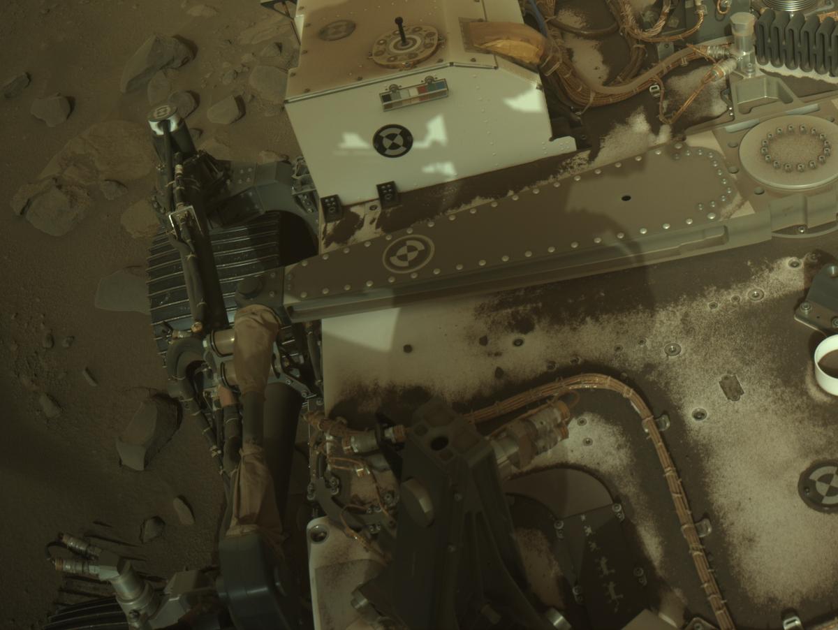 This image was taken by NAVCAM_RIGHT onboard NASA's Mars rover Perseverance on Sol 1101